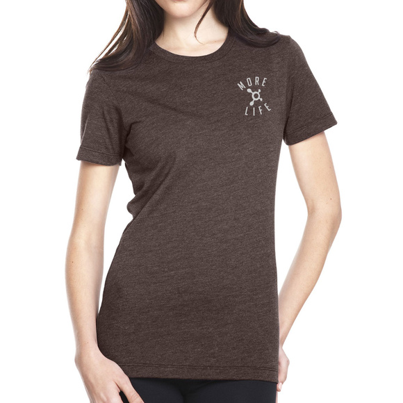 OrangeTheory More Life Tee Heather Espresso - Picture 2 of 4